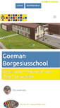 Mobile Screenshot of goemanborgesiusschool.nl